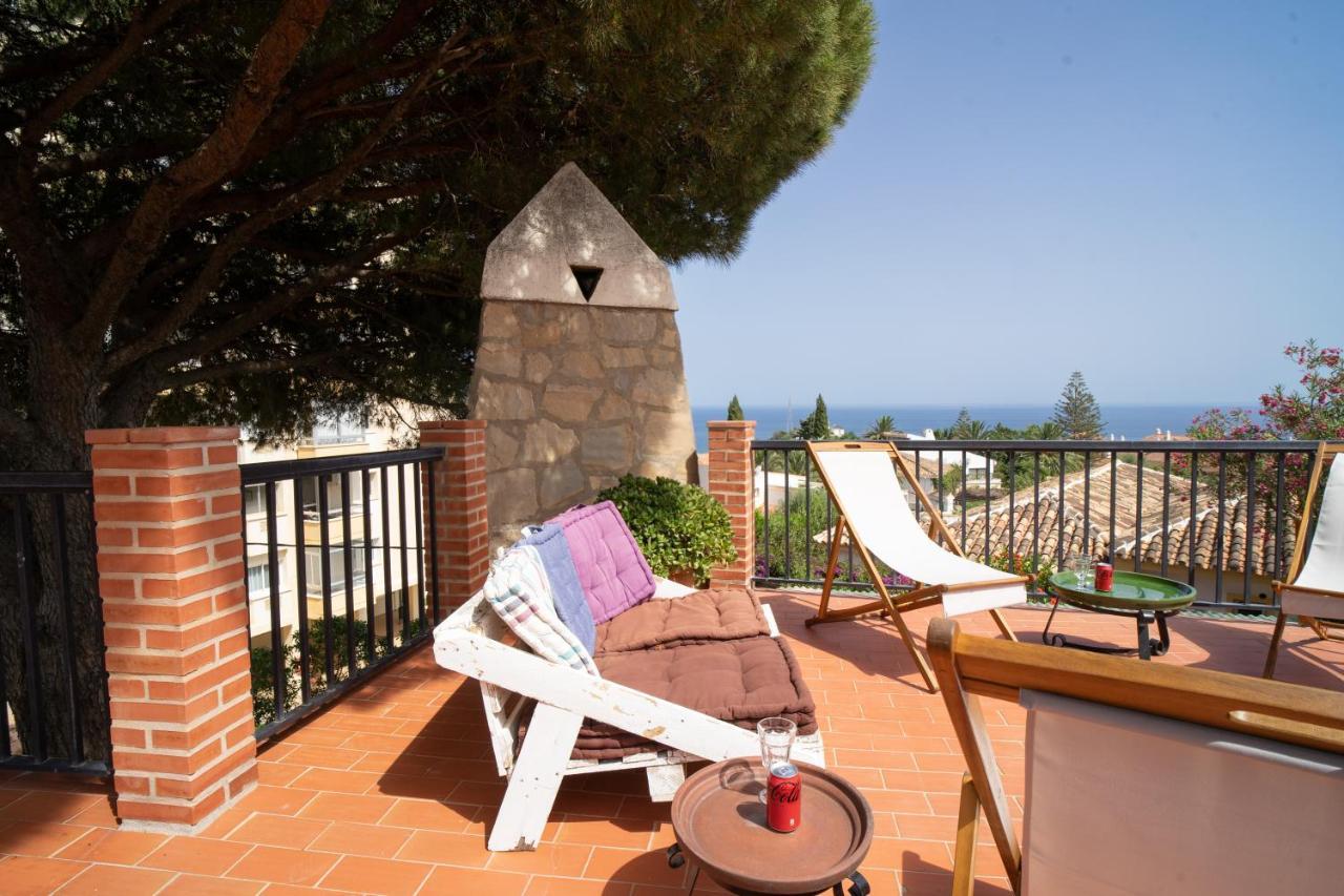 Casa Ancladero Big Rooftop Terrace, 2 Bedroom Guesthouse W Garden And View Fuengirola Eksteriør bilde