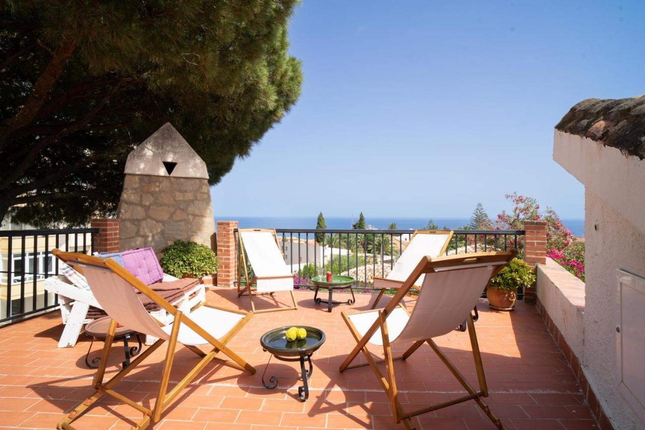 Casa Ancladero Big Rooftop Terrace, 2 Bedroom Guesthouse W Garden And View Fuengirola Eksteriør bilde
